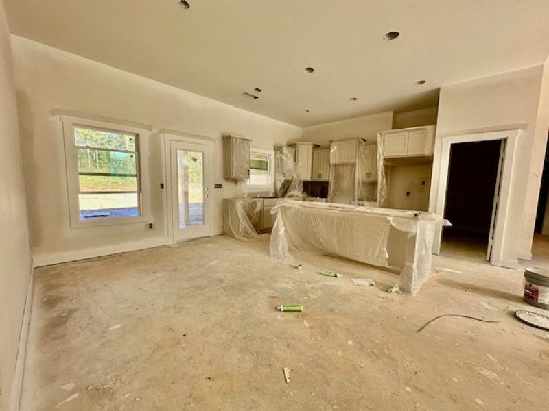 In-progress construction of a new home in Kimbell Acres, Pine Mountain, GA (Image 17).