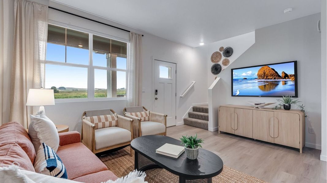 Furnished interior view inside a new home in Settlers Crossing, Commerce City (Image 4).