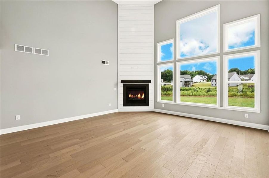 Spacious, unfurnished interior of a new home in Hidden Fields, Hoschton (Image 14). Spacious, unfurnished interior of a new home in Hidden Fields, Hoschton (Image 14).