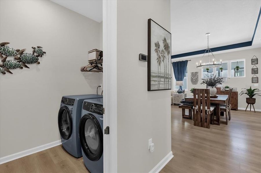 Furnished interior view inside a new home in , Deland (Image 24).