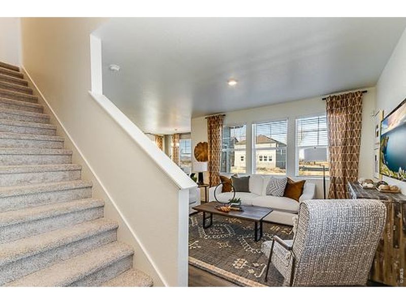 Furnished interior view inside a new home in Prairie Song, Windsor (Image 4).