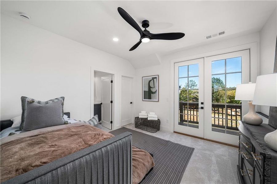 Furnished interior view inside a new home in Echo at Crabapple, Milton (Image 55).