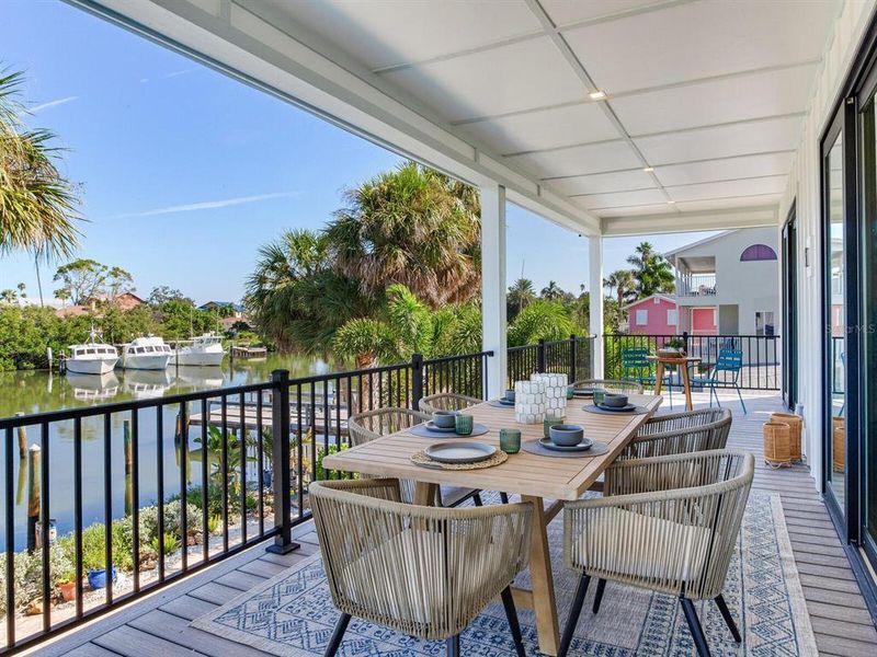 Exterior details and patio area of a home in , North Redington Beach (Image 4).