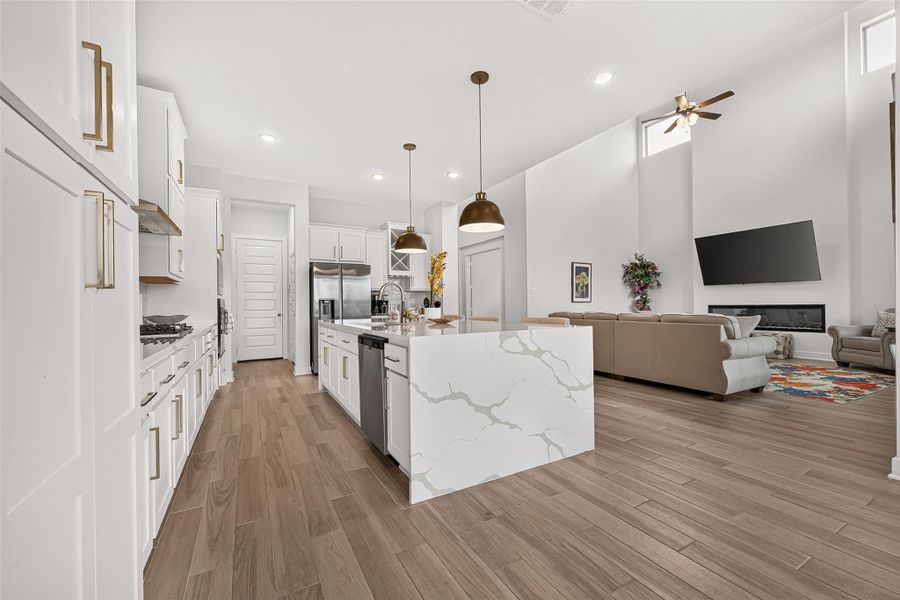 Furnished interior view inside a new home in , Brookshire (Image 12).