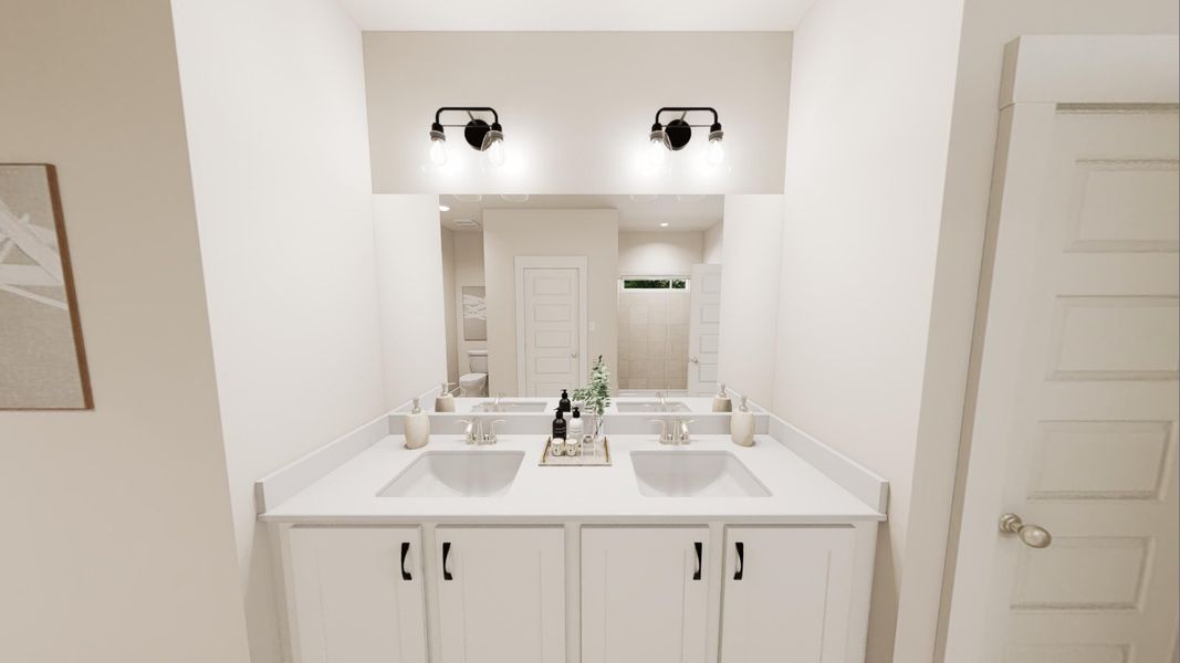 Furnished interior view inside a new home in McConnell Ridge, McLeansville (Image 8).