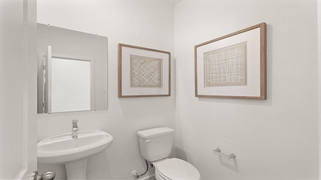 Furnished interior view inside a new home in Cypress Green, Tomball (Image 5).