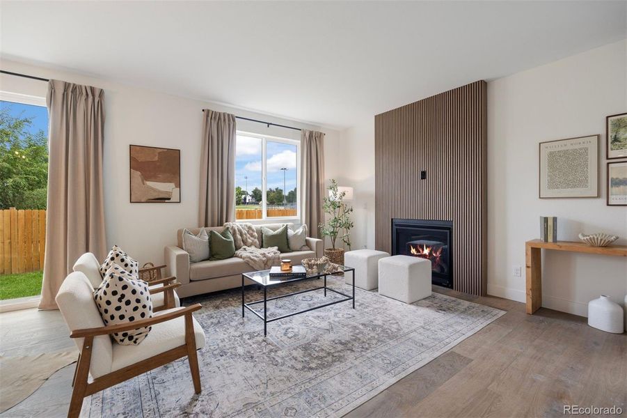 Furnished interior view inside a new home in , Wheat Ridge (Image 22).