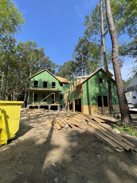 In-progress construction of a new home in The Preserve at Pennys Creek, Johns Island, SC (Image 23). In-progress construction of a new home in The Preserve at Pennys Creek, Johns Island, SC (Image 23).