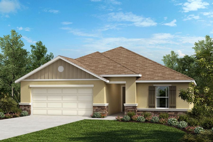 Exterior G with optional stone Exterior G with optional stone