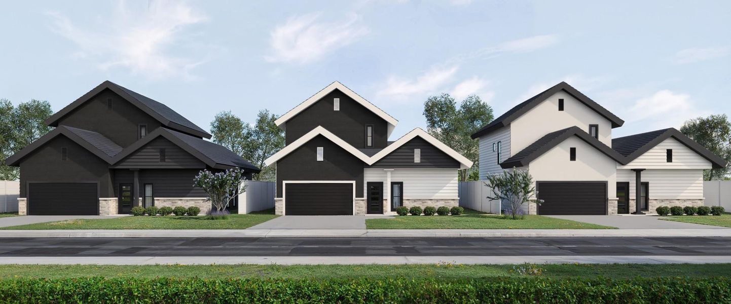 Front exterior of a new home in , Houston, TX, highlighting curb appeal (Image 2).