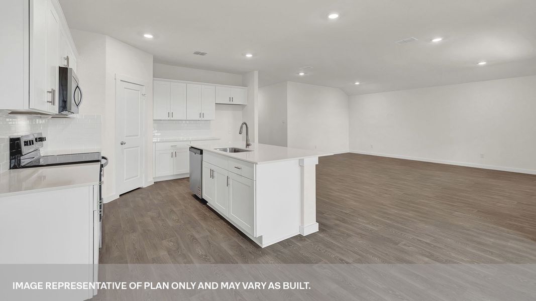 Representative furnished interior of a home built from the The Courtland by D.R. Horton in Sonoma Oaks, Fredericksburg (Image 9).