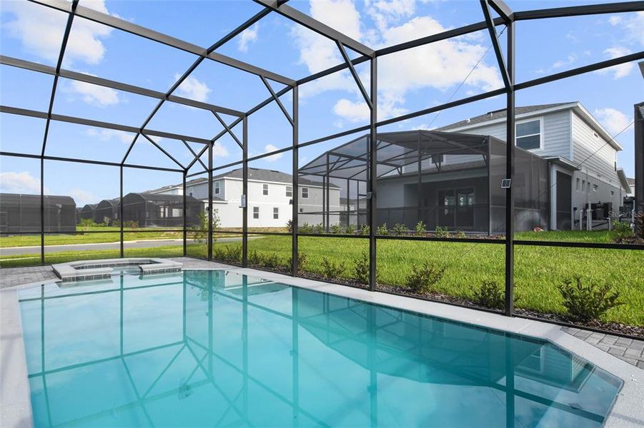 Exterior details and patio area of a home in Windsor Cay Resort, Clermont (Image 26).