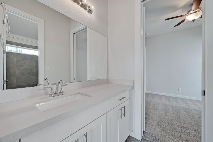 Furnished interior view inside a new home in Anthem, Kyle (Image 11).