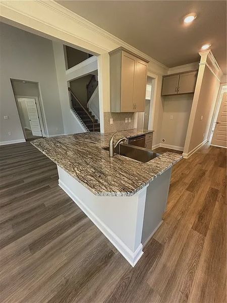 Furnished interior view inside a new home in Mirror Lake at South Harbour, Villa Rica (Image 10).