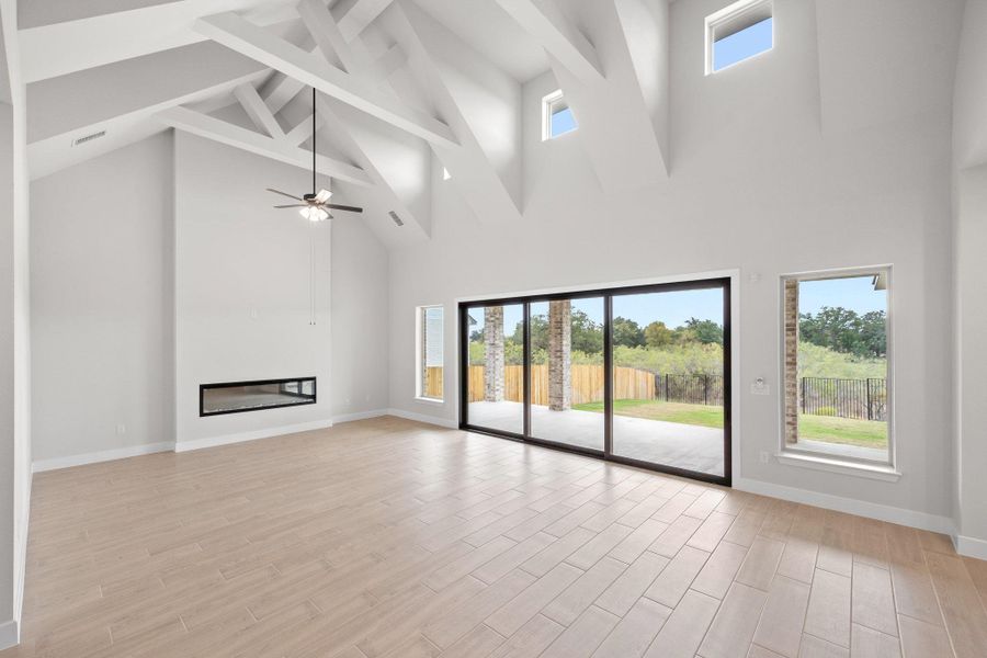 Spacious, unfurnished interior of a new home in Santa Rita Ranch - 60', Liberty Hill (Image 26). Spacious, unfurnished interior of a new home in Santa Rita Ranch - 60', Liberty Hill (Image 26).