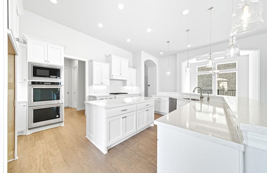 Furnished interior view inside a new home in Bridgeland 60′, Cypress (Image 13).