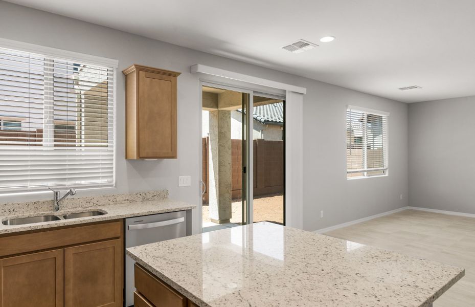 Furnished interior view inside a new home in Asante- Atrium Series, Surprise (Image 6).