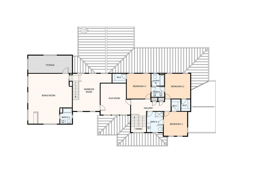 2D floor plan layout of this home in , Waxhaw, NC (Image 5). 2D floor plan layout of this home in , Waxhaw, NC (Image 5).
