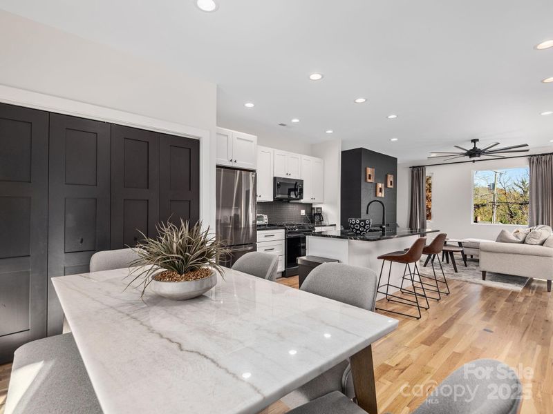 Furnished interior view inside a new home in , Asheville (Image 11). Furnished interior view inside a new home in , Asheville (Image 11).