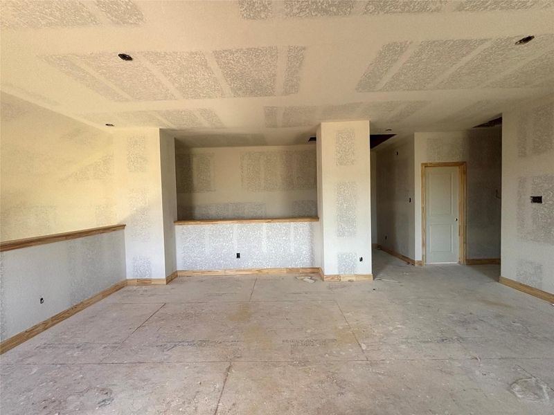 Actual progress of your home.