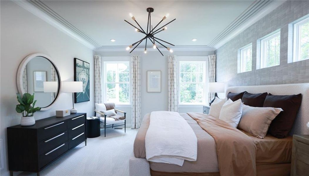 Furnished interior view inside a new home in , Pendergrass (Image 24).