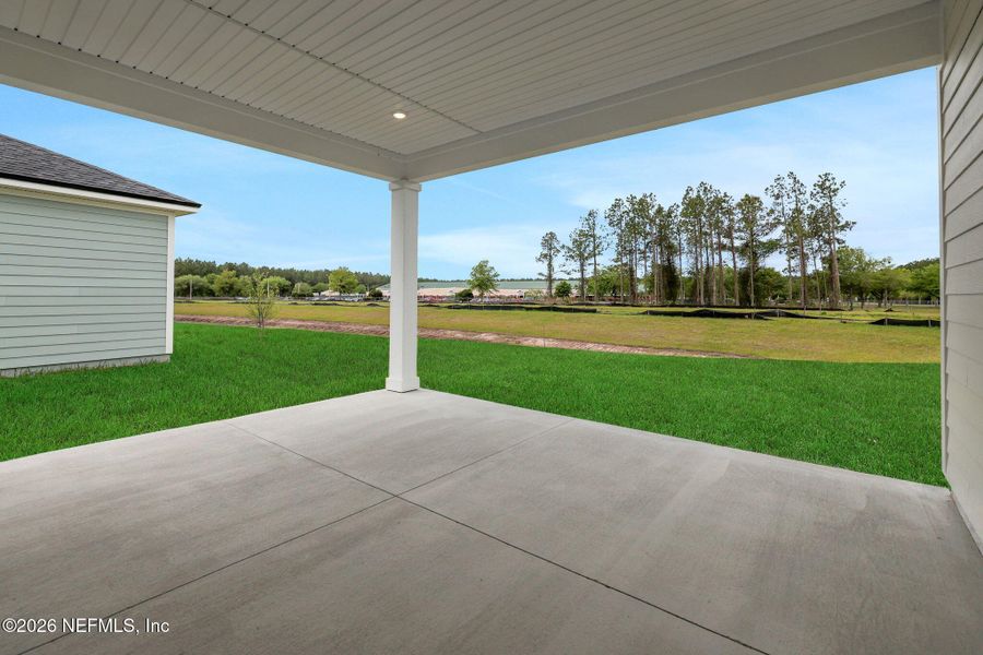 Exterior details and patio area of a home in Amberly, Green Cove Springs (Image 23). Exterior details and patio area of a home in Amberly, Green Cove Springs (Image 23).