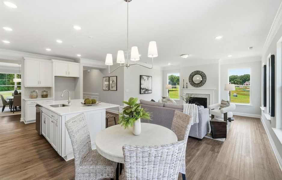 Representative furnished interior of a home built from the Caldwell by Eastwood Homes in Chasewood, Charlotte (Image 5). Representative furnished interior of a home built from the Caldwell by Eastwood Homes in Chasewood, Charlotte (Image 5).