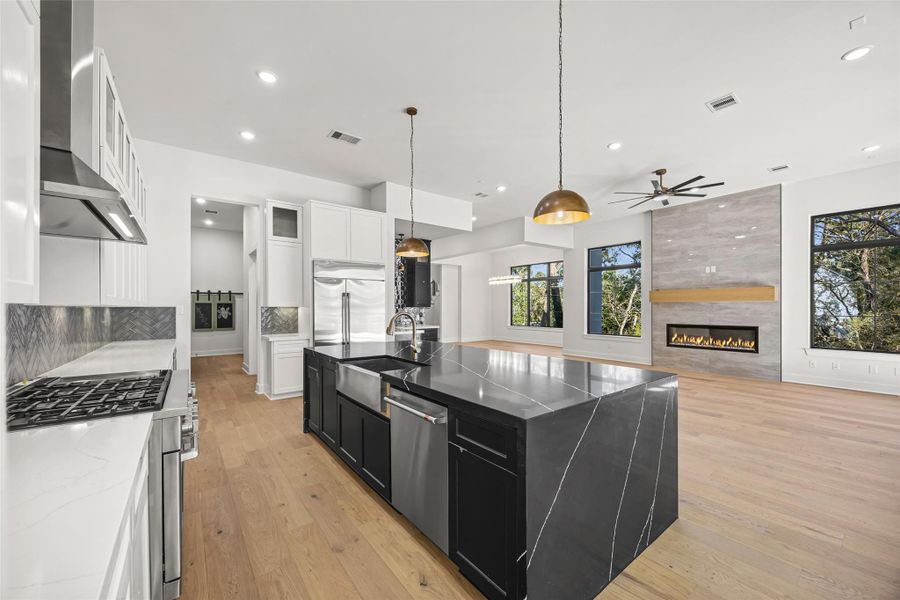Furnished interior view inside a new home in , Houston (Image 8).