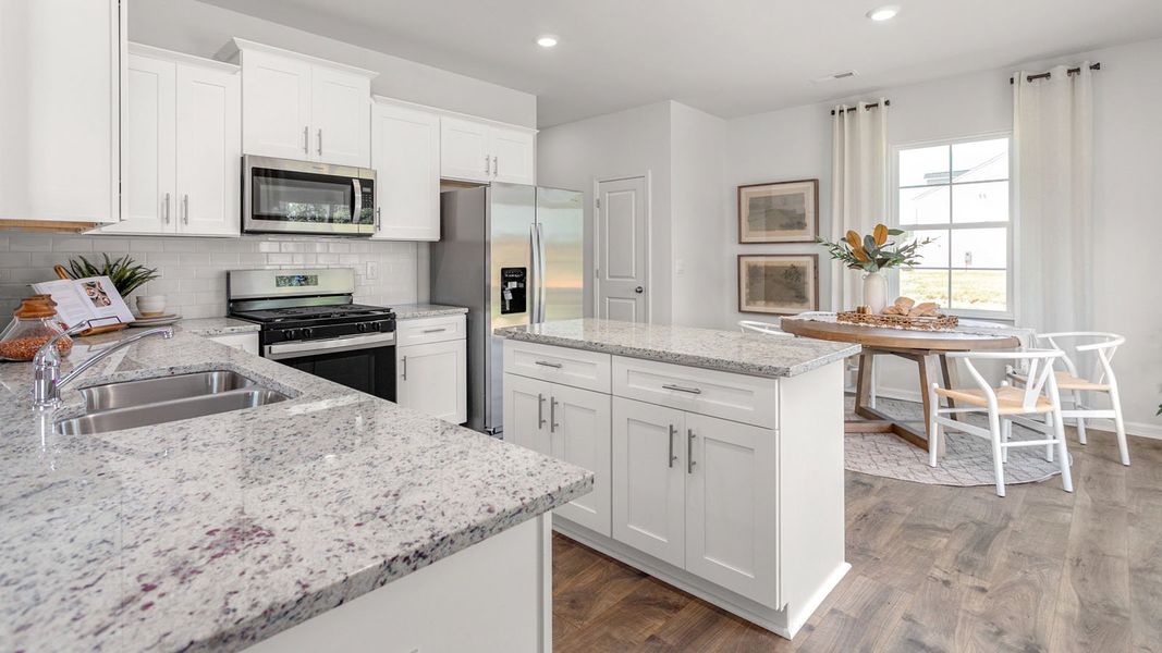 Furnished interior view inside a new home in Cambridge Park, Mebane (Image 11).