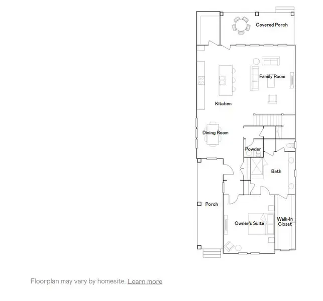 2D floor plan layout of this home in , Summerville, SC (Image 3).
