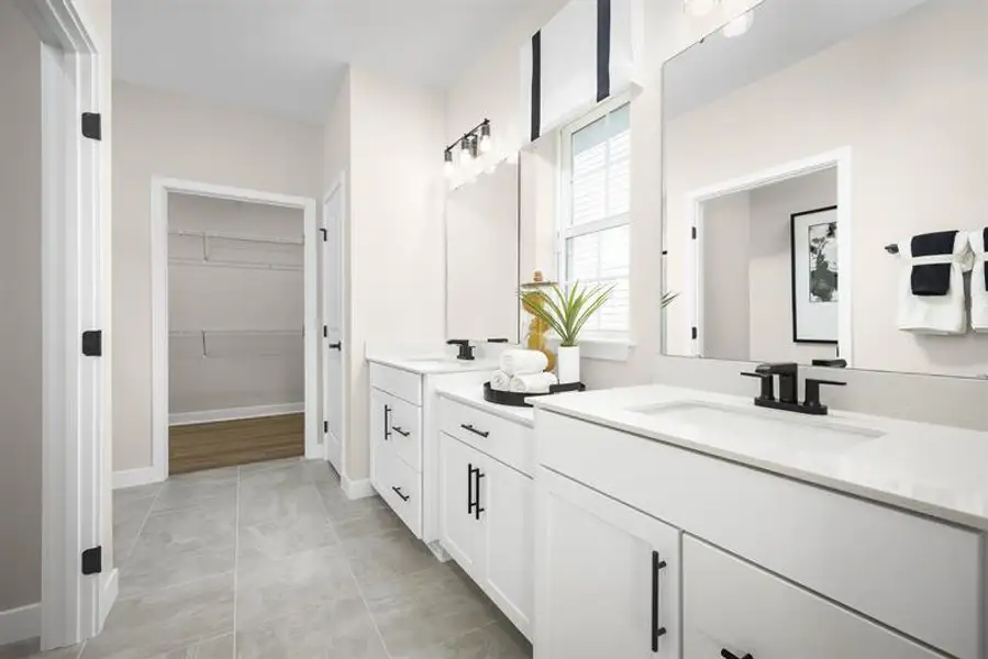 Representative furnished interior of a home built from the Greenwood by Ryan Homes in Windsor Estates, Walhalla (Image 12).