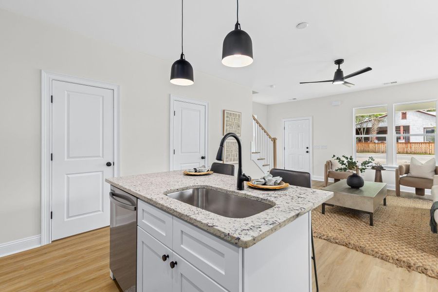 Furnished interior view inside a new home in , North Charleston (Image 13).