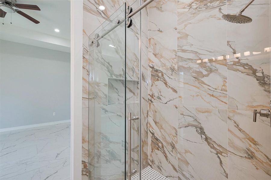 Close-up of interior finishes inside a home in , Houston (Image 16).