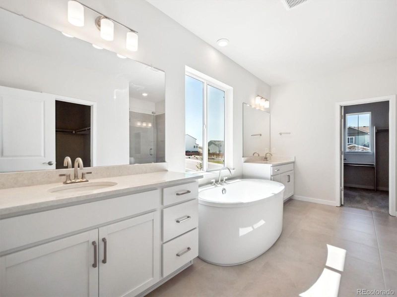 Furnished interior view inside a new home in Trails at Smoky Hill, Parker (Image 5).