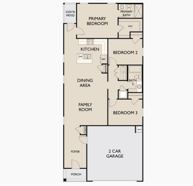 2D floor plan layout of this home in Coyote Meadows, Anna, TX (Image 2). 2D floor plan layout of this home in Coyote Meadows, Anna, TX (Image 2).