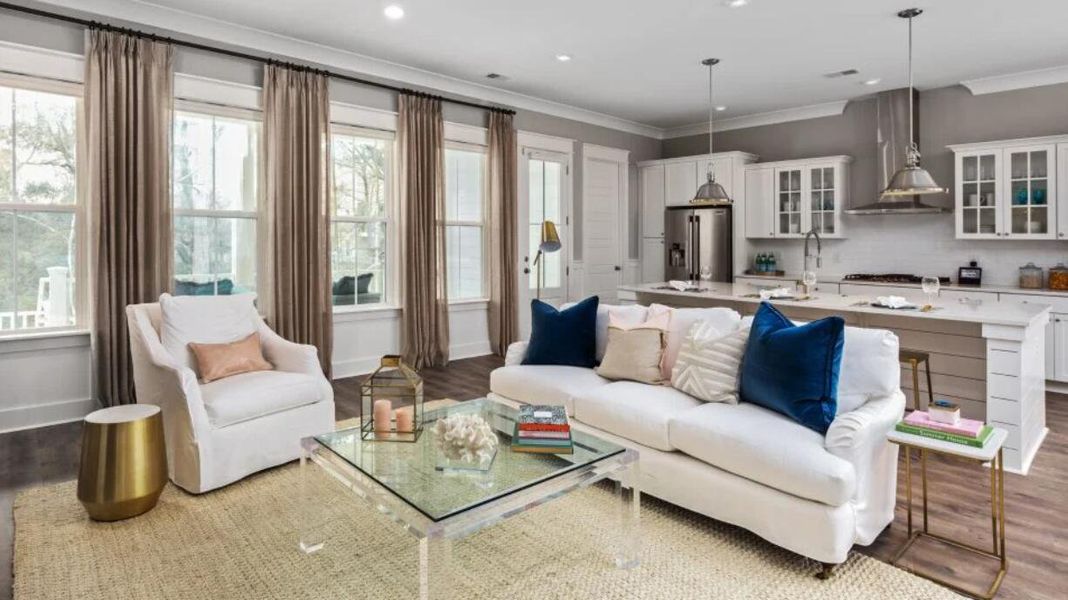Furnished interior view inside a new home in , Summerville (Image 7).