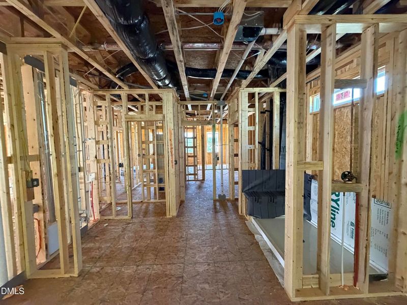 In-progress construction of a new home in Wendell Ridge, Wendell, NC (Image 41).