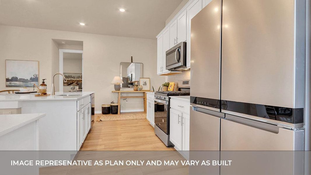 Furnished interior view inside a new home in Rosenbusch Ranch, Leander (Image 13).