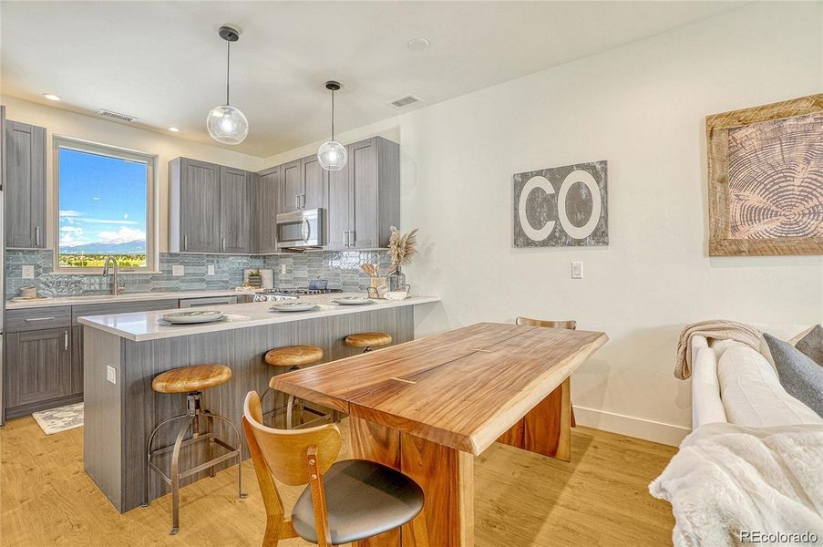 Furnished interior view inside a new home in , Salida (Image 10). Furnished interior view inside a new home in , Salida (Image 10).