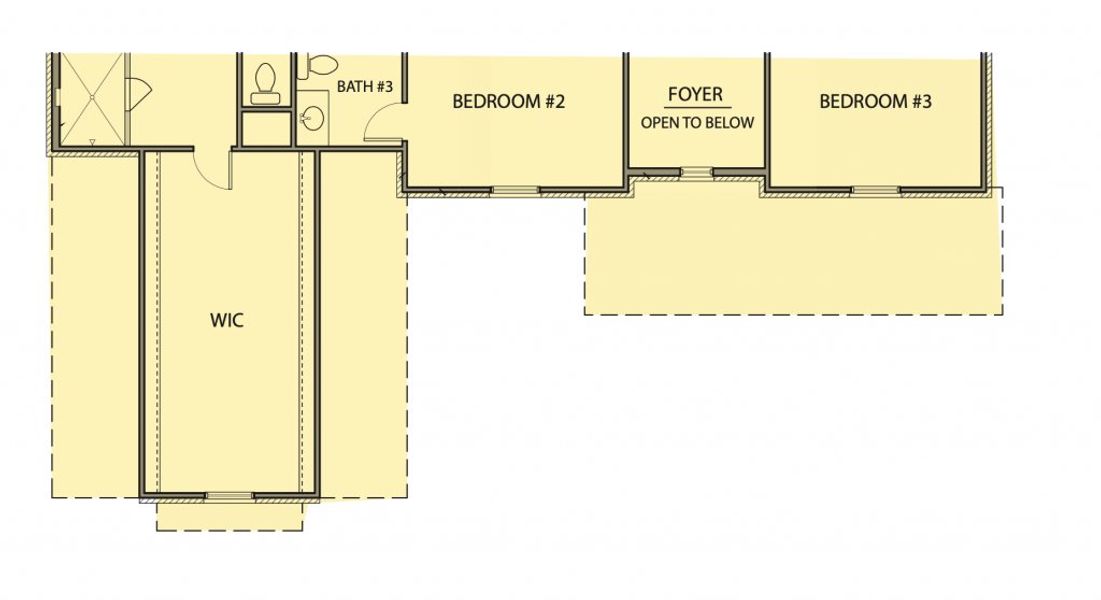 2D floor plan layout for the Wilson by Kerley Family Homes in The Estates at Hurricane Pointe, Douglasville, GA (Image 10).