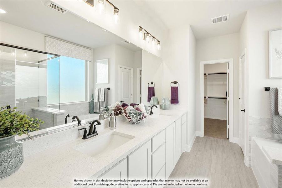 Furnished interior view inside a new home in Willow Wood, McKinney (Image 34).