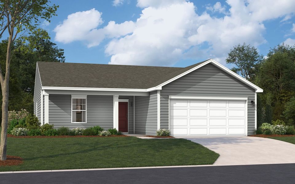 Representative exterior photo of a completed home built from the The Julep by Stanley Martin Homes in Essence at Elms Glen Single Family Homes, Ladson, SC (Image 25). Representative exterior photo of a completed home built from the The Julep by Stanley Martin Homes in Essence at Elms Glen Single Family Homes, Ladson, SC (Image 25).