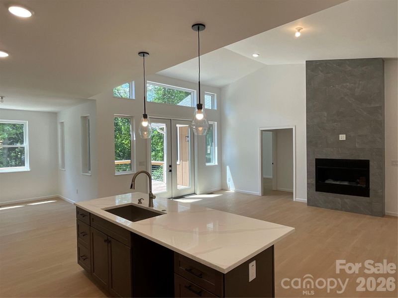 Furnished interior view inside a new home in , Flat Rock (Image 7).