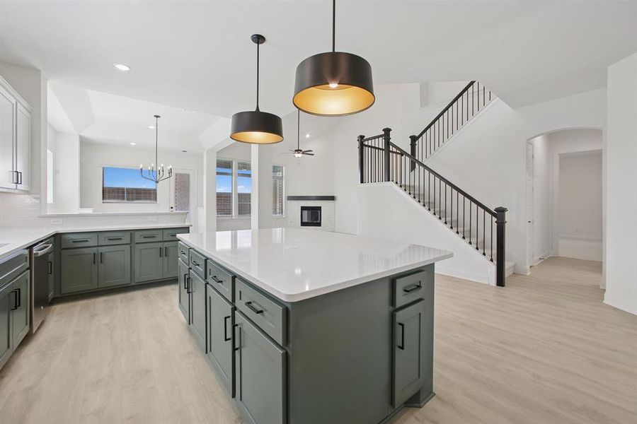 Furnished interior view inside a new home in South Pointe Manor Series, Mansfield (Image 9).