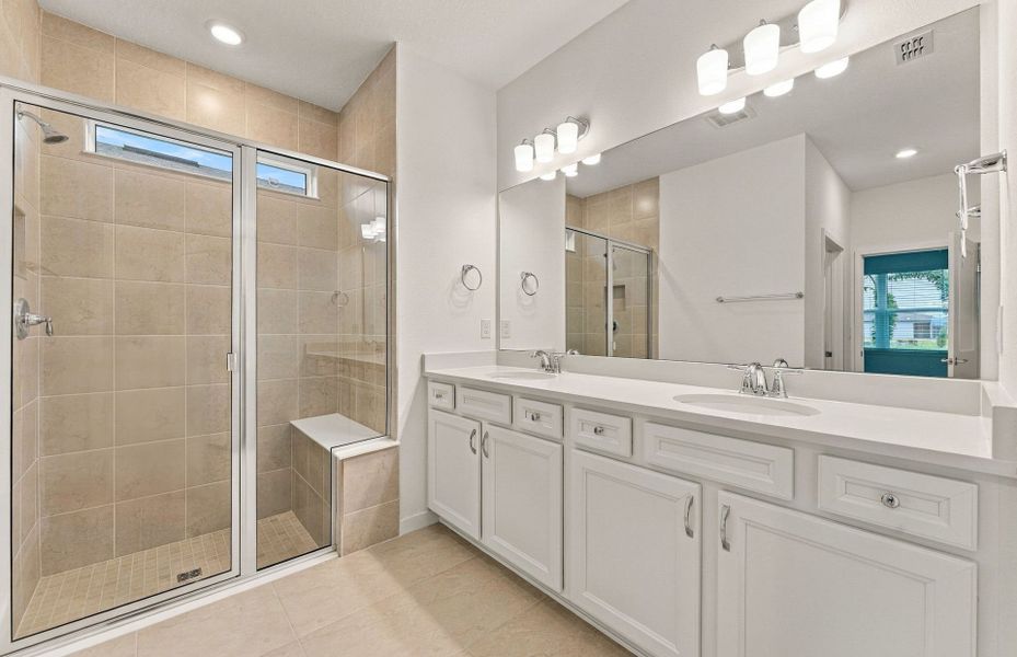 Furnished interior view inside a new home in Del Webb Sunchase, Parrish (Image 5).