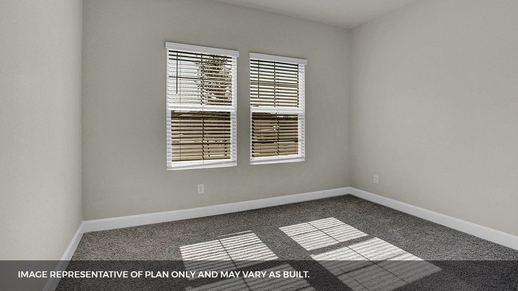 Representative unfurnished interior of a home built from the The Naples by D.R. Horton in Watermill, Uhland (Image 11). Representative unfurnished interior of a home built from the The Naples by D.R. Horton in Watermill, Uhland (Image 11).