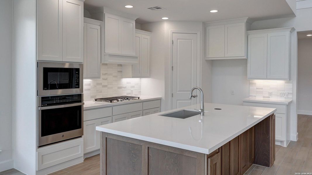 Furnished interior view inside a new home in Ladera, San Antonio (Image 9).