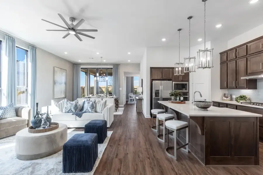 Representative Kitchen/Family Room - some options shown Representative Kitchen/Family Room - some options shown