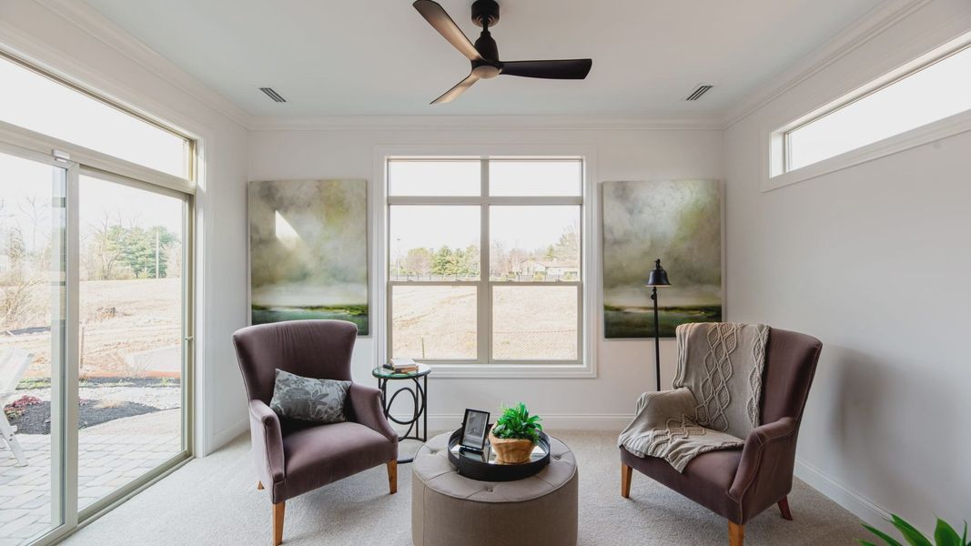 Representative furnished interior of a home built from the Torino by Epcon Communities in The Villas at Pinewood, Asheboro (Image 20).