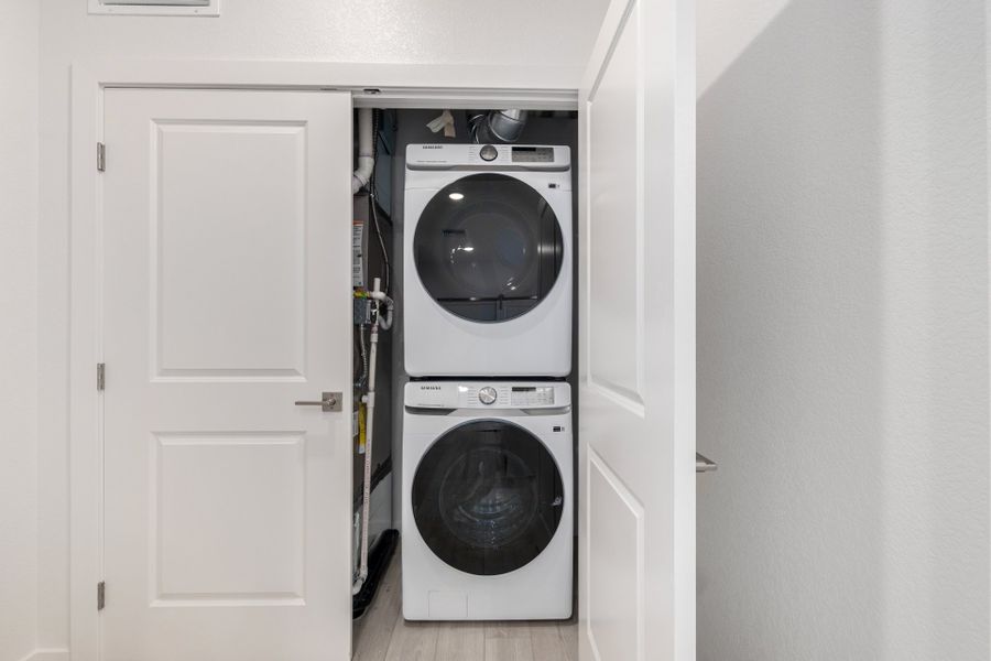 Furnished interior view inside a new home in Gateway Commons, Denver (Image 11).